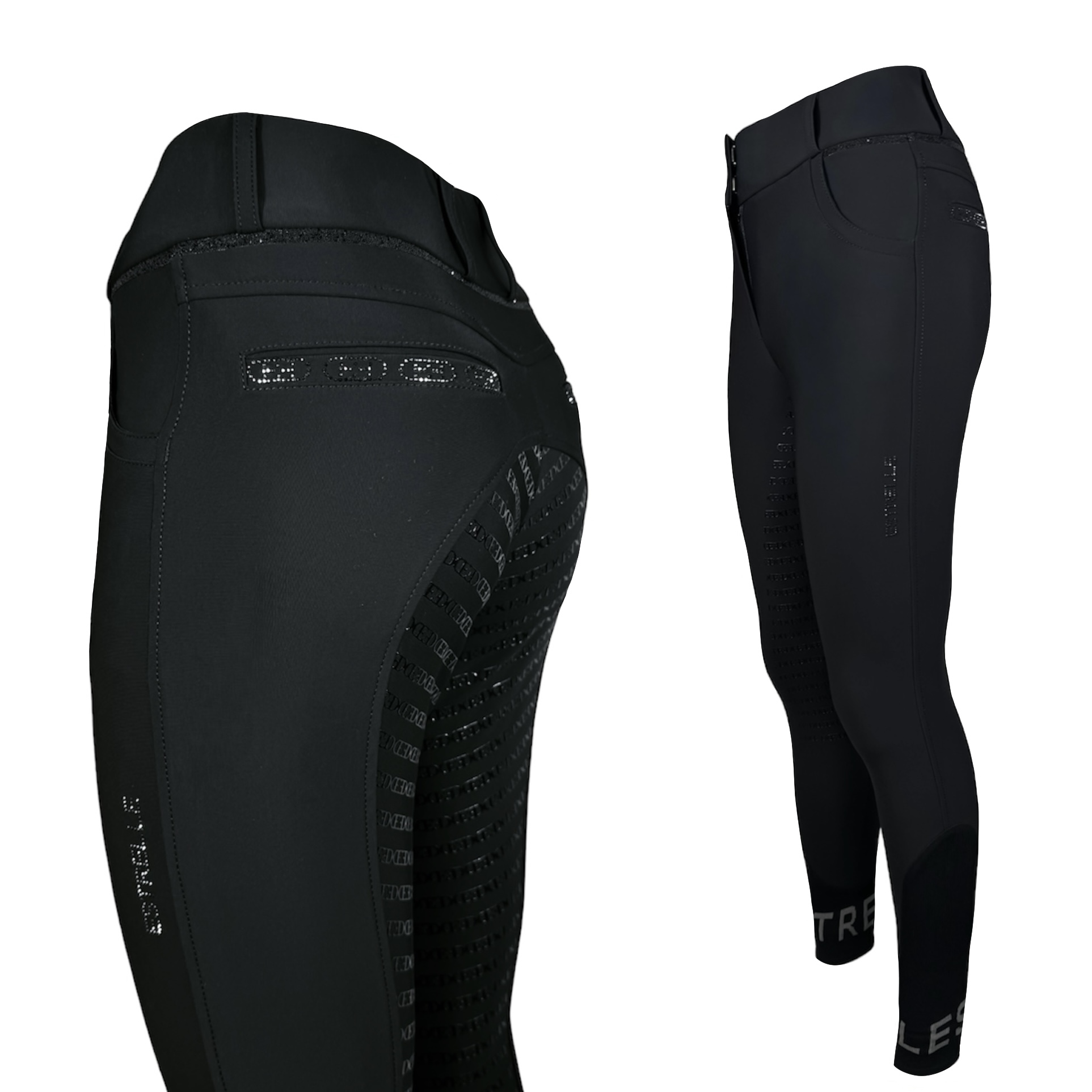 ED-Crystal Chain Reithose schwarz